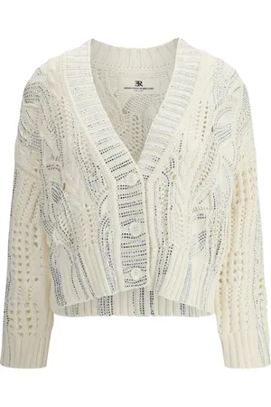 ERMANNO SCERVINO Rhinestone-embellished cardigan
