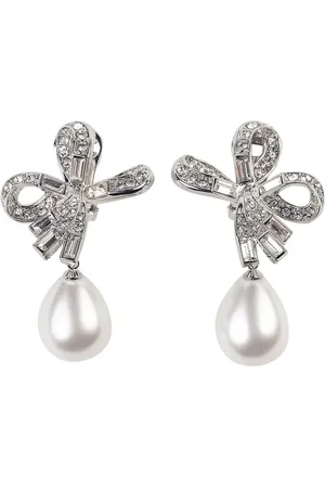 Kenneth Jay Lane Pearl-detailing earrings
