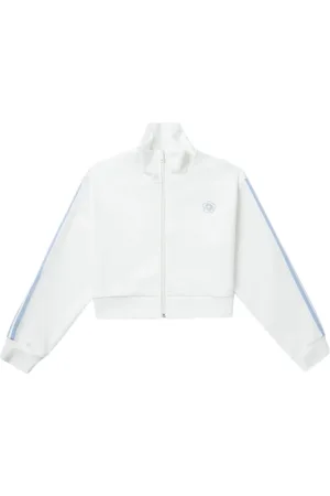 Chocoolate Logo-appliqu?? zip-up sweatshirt