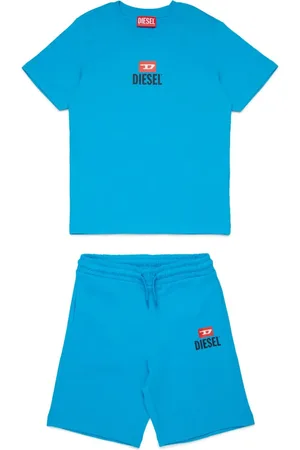 Diesel Logo t-shirt and bermuda shorts set