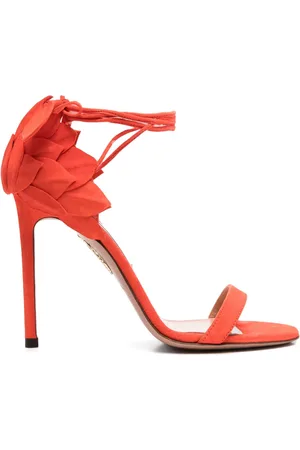 Aquazzura 105mm Hibiscus sandals