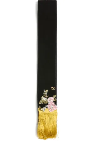 VALENTINO GARAVANI Embroidered velvet scarf
