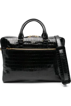 Tom Ford Logo-stamp laptop bag