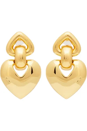Kenneth Jay Lane Heart-motif earrings