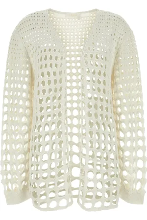 Chloé Open-knit silk cardigan