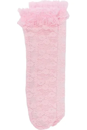 Self-Portrait Floral-lace socks