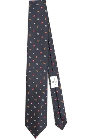 Etro Paisley-jacquard silk tie