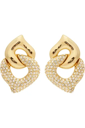 Kenneth Jay Lane Crystal-embellished earrings