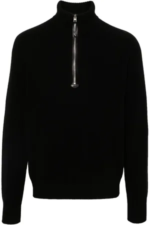 Tom Ford Half-zip wool blend jumper