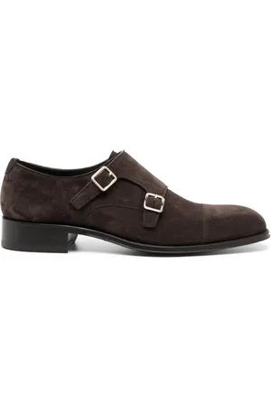 Tom Ford Elkan suede monk shoes