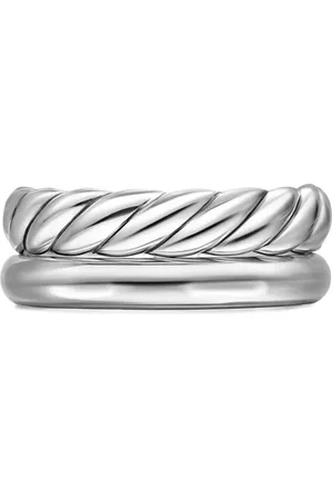 David Yurman Sterling DY Mercer® Two Row ring