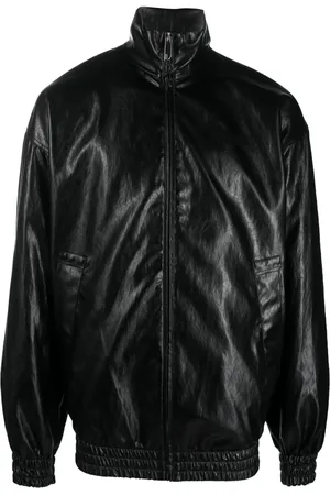 GCDS High-shine faux-leather jacket