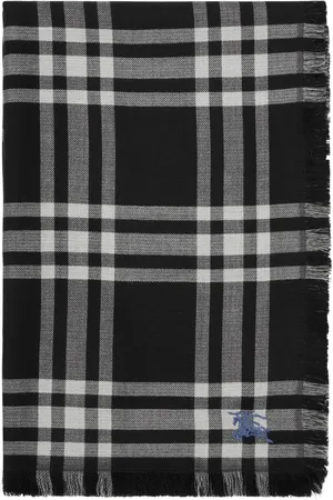 Burberry Reversible check-pattern scarf