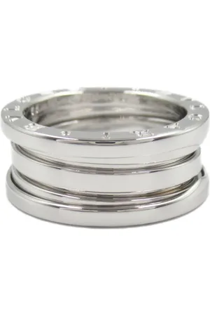 Bvlgari 2010s 18K white gold B.Zero1 ring