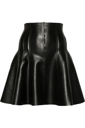 Norma Kamali Grace A-line mini skirt