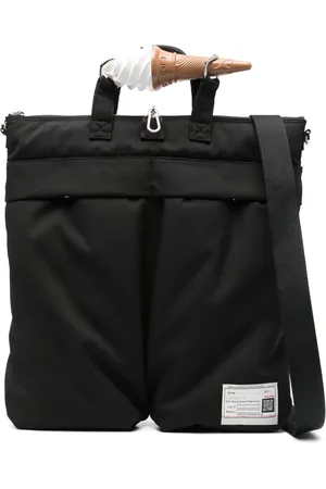Maison Mihara Yasuhiro Logo-patch tote bag