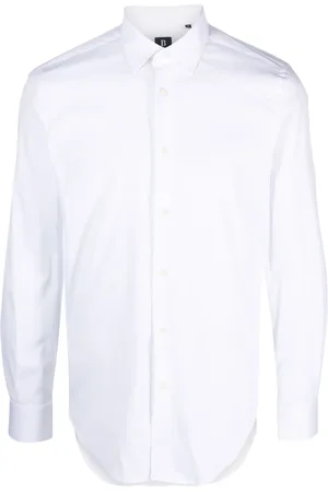 Boggi Milano Button-up cotton-blend shirt