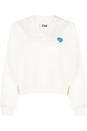 Izzue V-neck drop-shoulder sweatshirt