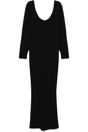 AYA MUSE Scoop-neck maxi dress