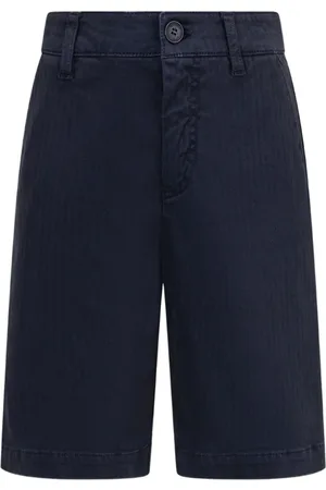 Etro Herringbone-woven shorts