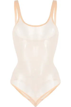 Wolford Semi-sheer tulle bodysuit