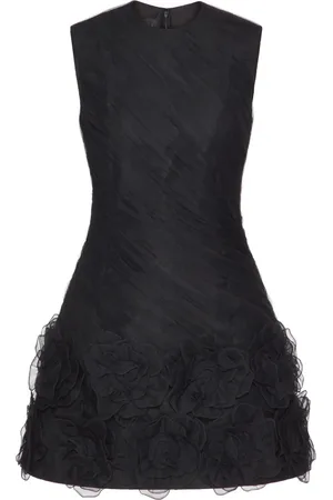 VALENTINO GARAVANI Tulle Illusione embroidered mini dress