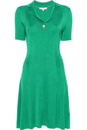 Tommy Hilfiger Ribbed flared midi dress