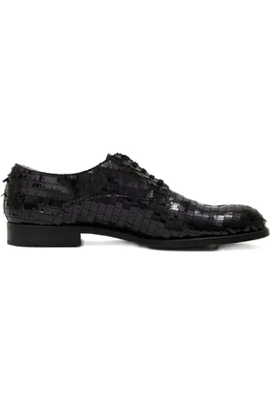 UNDERCOVER Paillette-embellished lace-up shoes