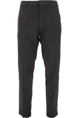 Emporio Armani Virgin wool straight-leg trousers