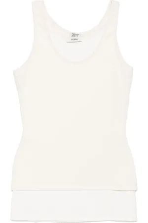 GOEN.J Dual-layer sleeveless top