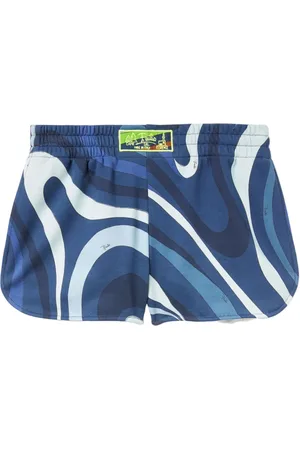 Puccini Marmo-print shorts