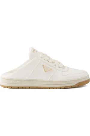 Prada Leather sneaker mules