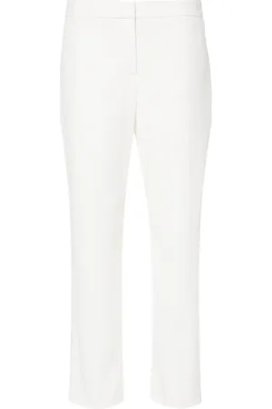 Alexander McQueen Crepe cigarette trousers