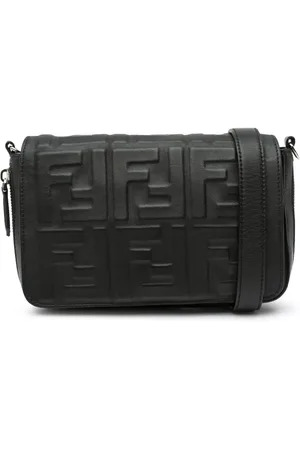 Fendi 2010-2024 Mini Zucca Embossed Nappa Expandable Flap crossbody bag