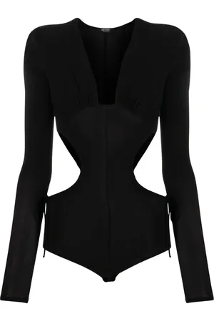 Isabel Marant Cutt-out long-sleeved bodysuit