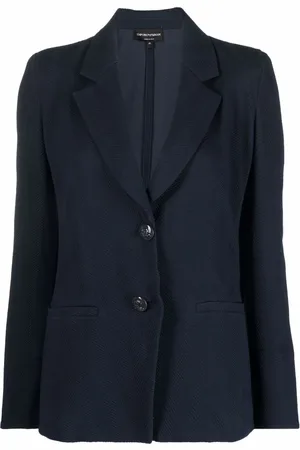 Emporio Armani Single-breasted twill jacket