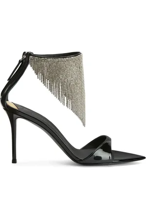 Giuseppe Zanotti Intriigo 90mm crystal-fringe sandals