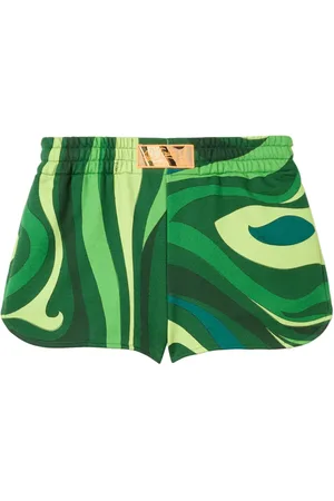 Puccini Marmo-print shorts