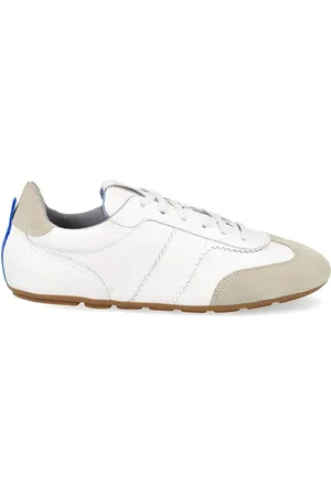 Blue Bird Leather lace-up sneakers