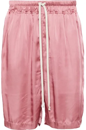 Rick Owens Drawstring satin shorts
