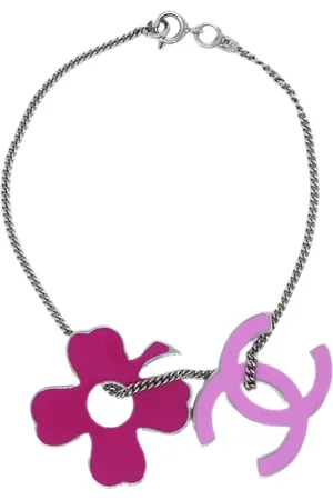 CHANEL 2004 CC clover bracelet