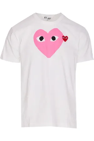 Comme des Garçons Heart-print cotton t-shirt