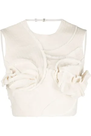 Jacquemus Le haut Artichaut crop top