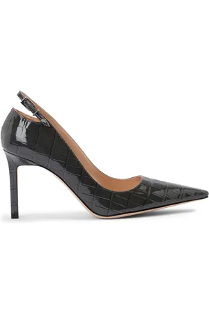 Tom Ford 85mm Angelina croc-embossed leather pumps