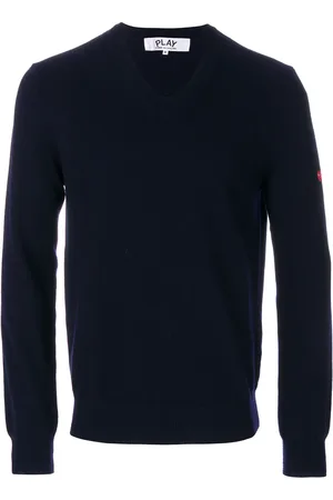 Comme des Garçons Heart-patch sweater