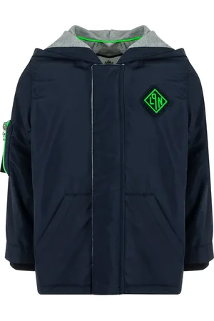 Lapin House Embroidered-logo rain jacket