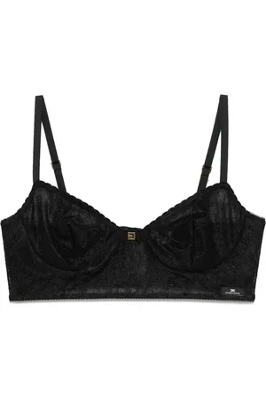 Elisabetta Franchi Bow-detail lace bra