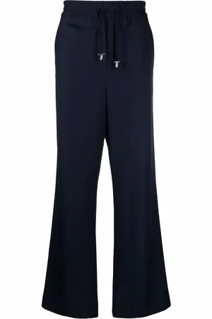 Balmain Wide-leg twill trousers