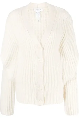 Fabiana Filippi Drop-shoulder rib-knit cardigan