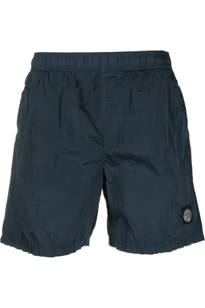 Stone Island Logo-embroidered swim shorts